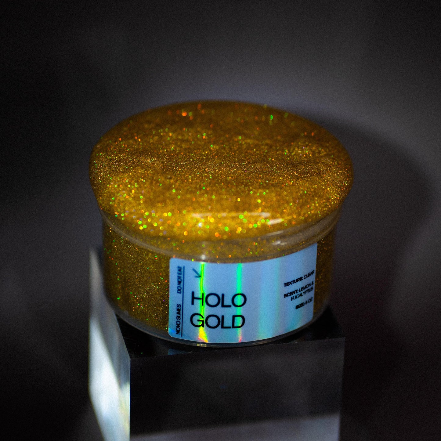 Holo Gold Slime | Clear Slime | Christmas Gift | Slime Shops | Stress Relief Toy | Kids Gifts | ASMR Slime for Anxiety