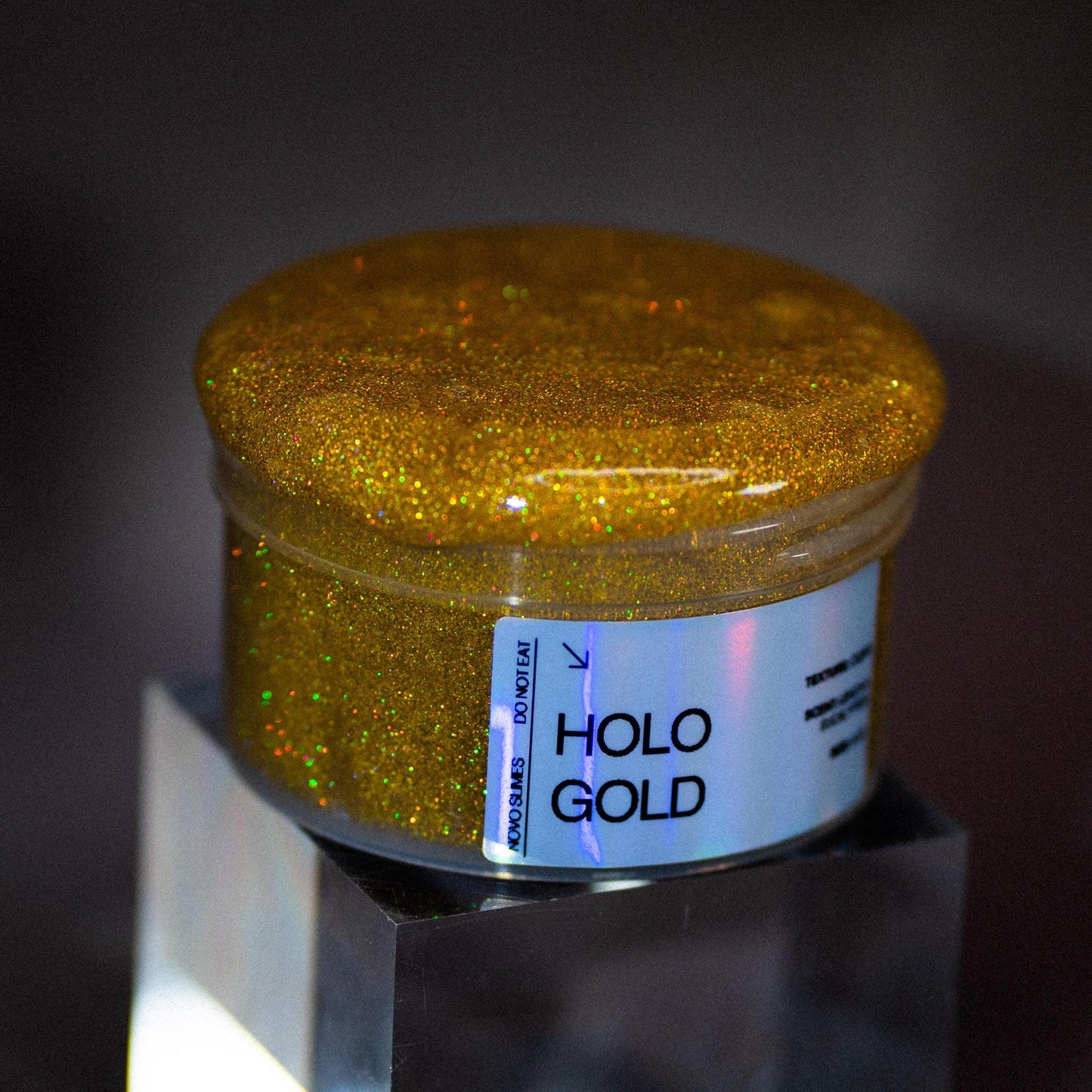 Holo Gold Slime | Clear Slime | Christmas Gift | Slime Shops | Stress Relief Toy | Kids Gifts | ASMR Slime for Anxiety
