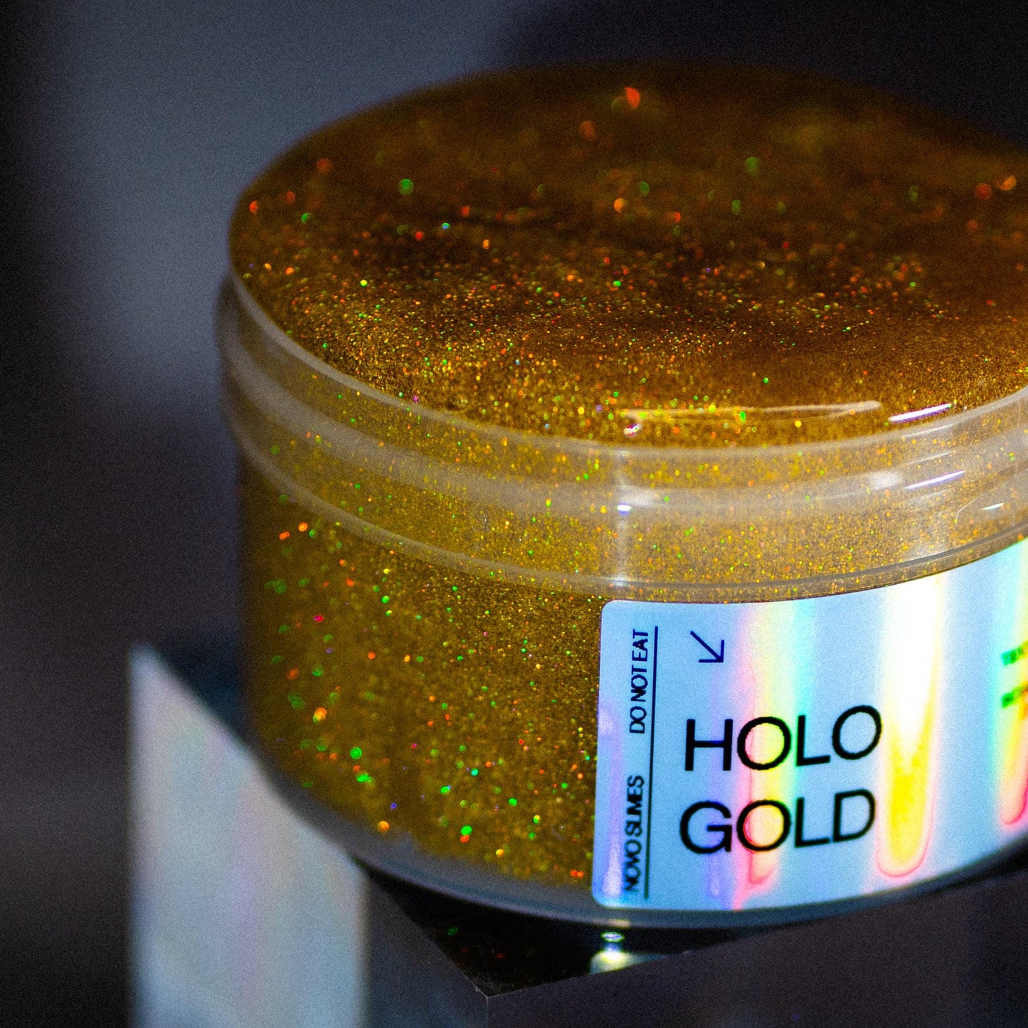 Holo Gold Slime | Clear Slime | Christmas Gift | Slime Shops | Stress Relief Toy | Kids Gifts | ASMR Slime for Anxiety