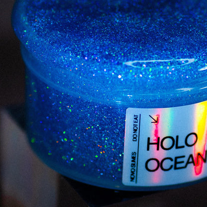 Holo Ocean Slime | Clear Slime | Christmas Gift | Slime Shops | Stress Relief Toy | Kids Gifts | ASMR Slime for Anxiety